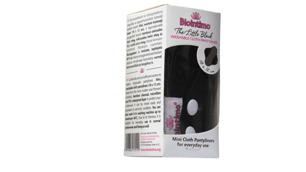 Biointimo Biointimo Little black 3ks - prateľná dámska vložka